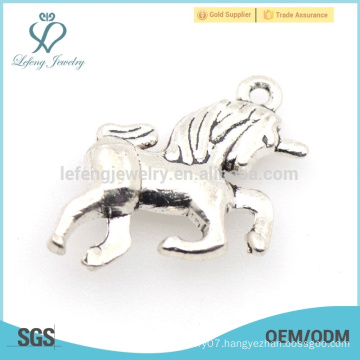 Cheap personalized custom made silver horse charm jewelry